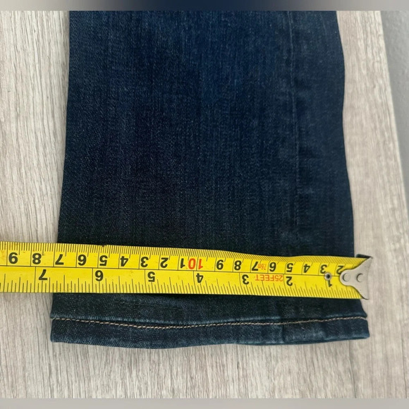 Hudson Beth Mid-Rise Baby Bootcut Jean Medium Wash Button Flap Pockets Size 25 - Picture 4 of 11